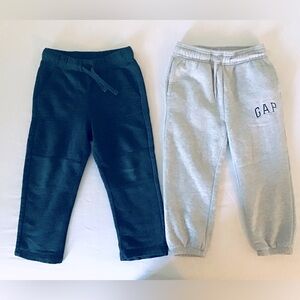 GAP & Jumping Beans Cotton Jogger Sweats Pants Warm Cozy Fleece Lined